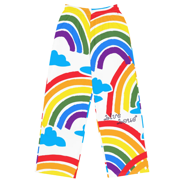 Rainbow Dreams Unisex Wide-Leg Pants product image (1)