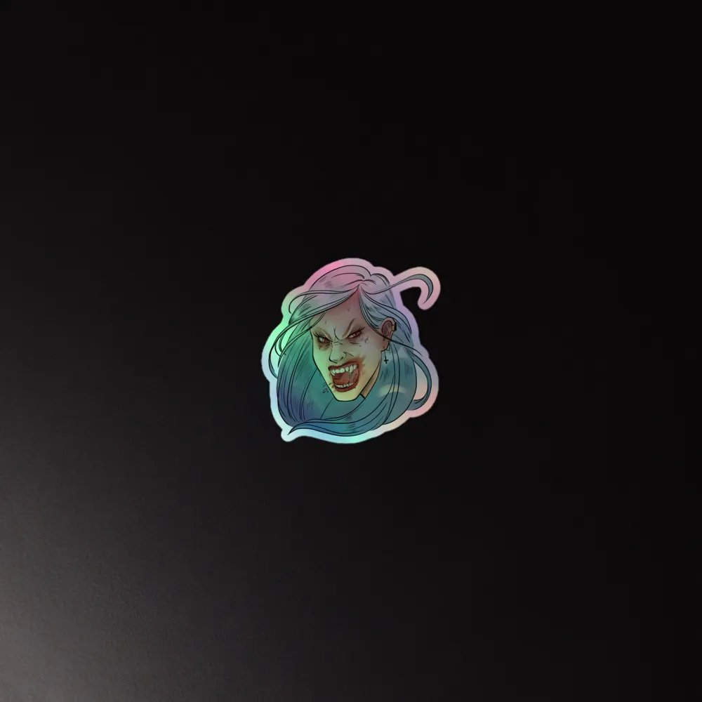 Rabid Vamp Holo Sticker product image (4)