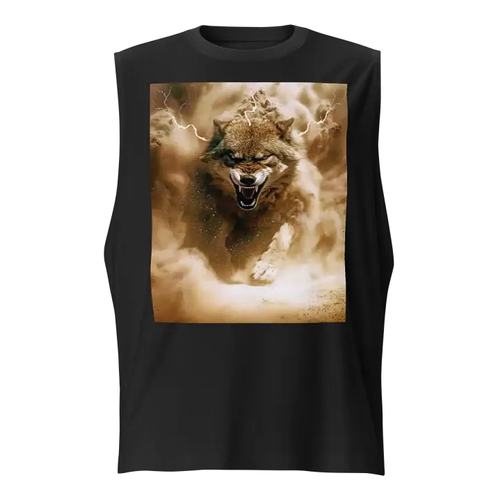 Thunderous Storm Wolf Muscle Top product image (1)