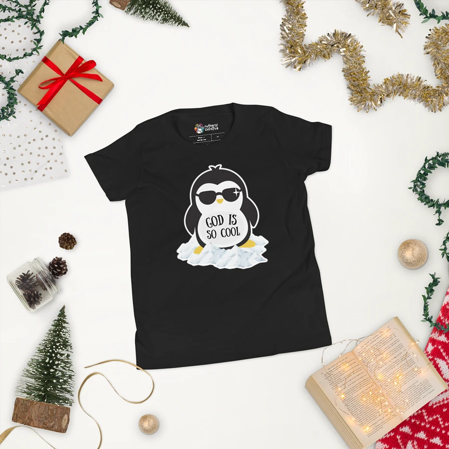 God Is So Cool Penguin Kids T-Shirt product image (9)