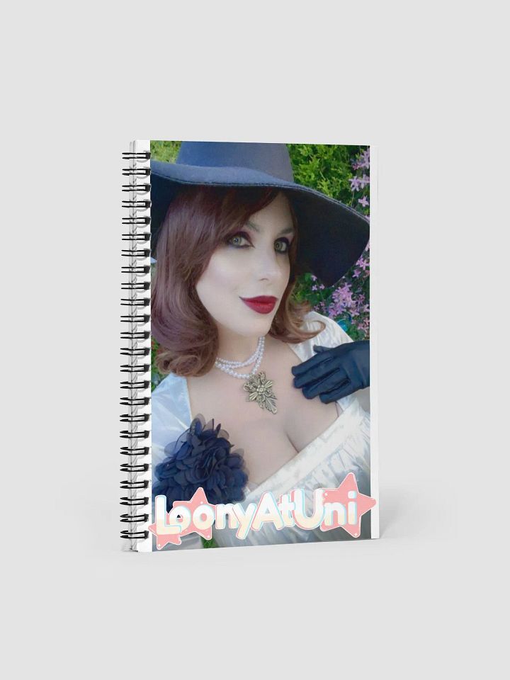 Loony Dimitrescu notebook (Yikes Forever Claire Redfield logo on back!) product image (1)