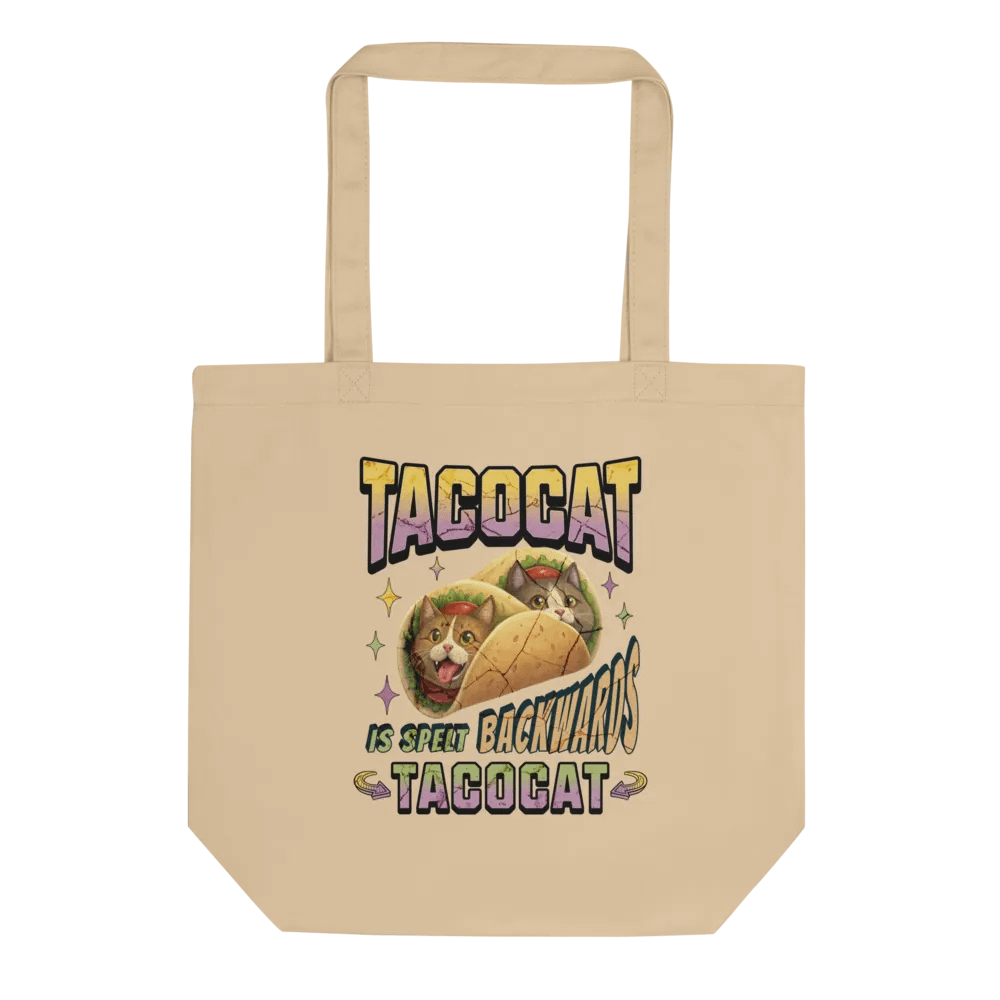 TACOCAT Tote: Playful Palindrome product image (1)