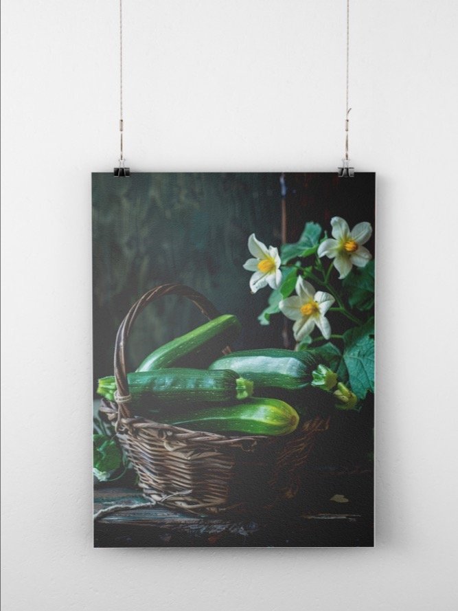 Zucchini & Flowers in Cinematic Style Poster product image (1)
