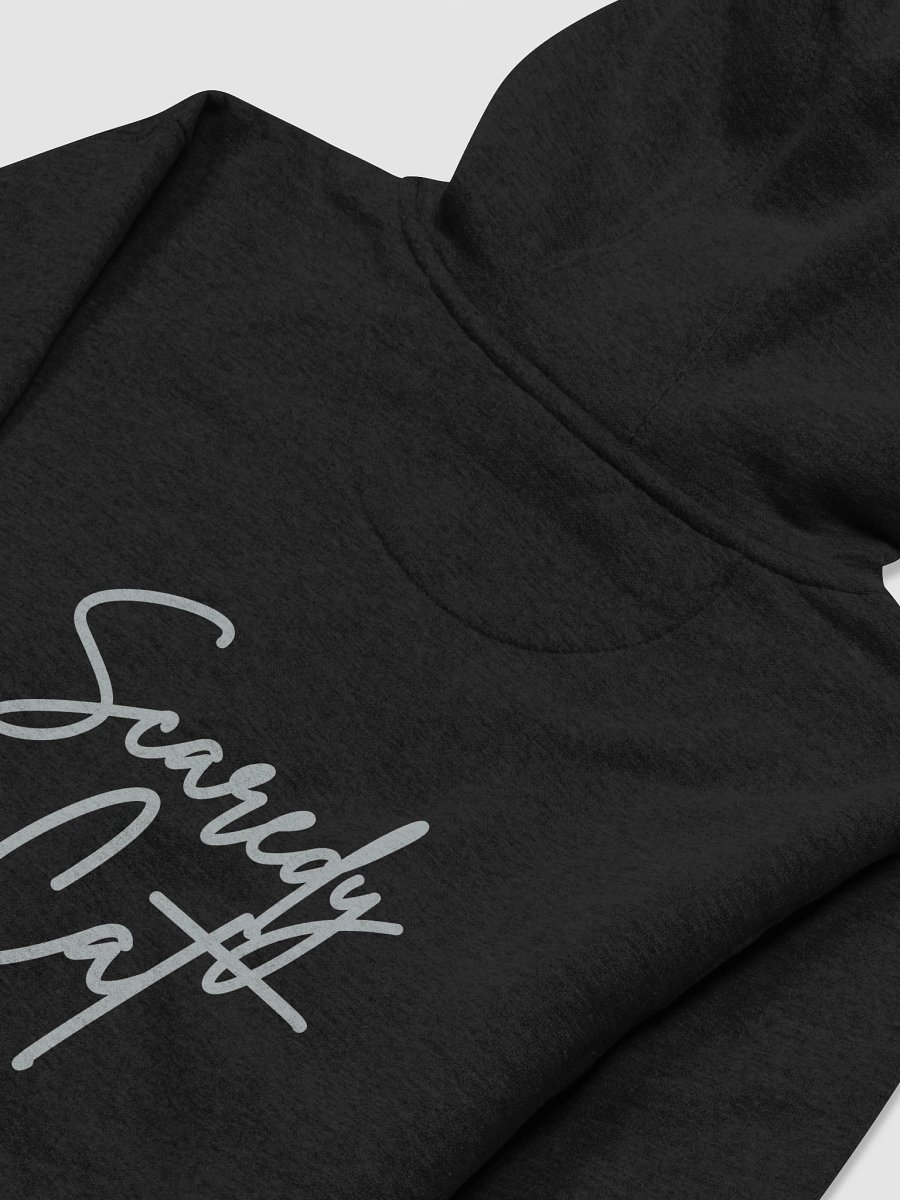 Scaredy Cat Unisex Hoodie-Cat front/Scratch Sleeve product image (4)