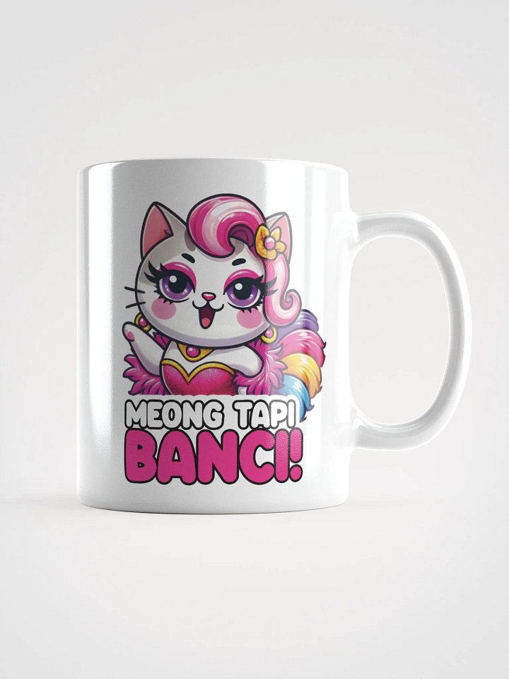 Meong Tapi Banci! White Glossy Mug product image (1)