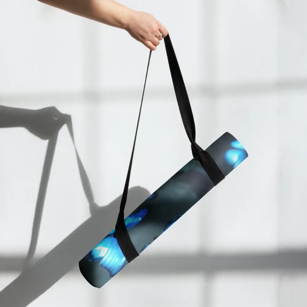 Luminescent Butterflies Yoga Mat product image (9)