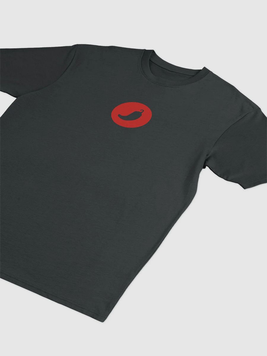 Black coinpaprika red circle dark t-shirt product image (3)