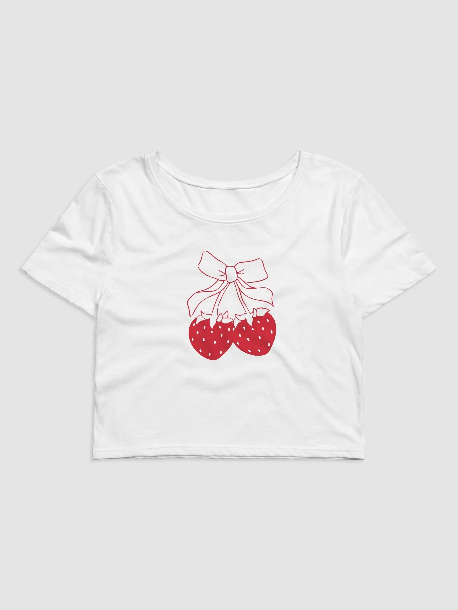 Strawberry with Ribbon Baby Tee product image (3)