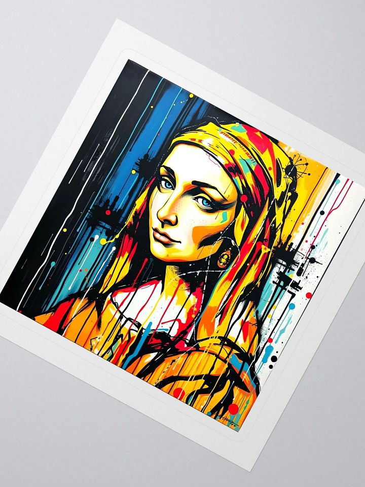 Serene Scarf Kiss Cut Stickers product image (2)