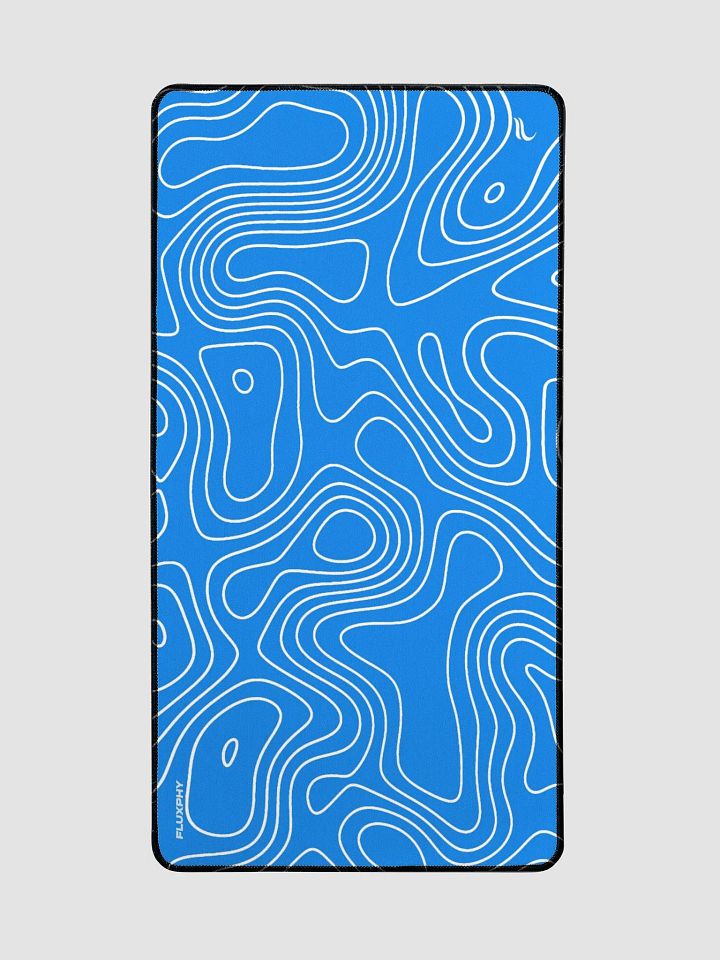 Light Blue Topography Mousepad by Fluxphy product image (2)