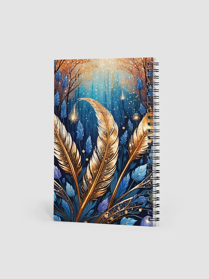 Golden Dreams Blue Bird Spiral Notebook product image (2)
