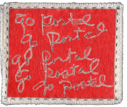 Go Postal Red 4 greeting card product image (1)