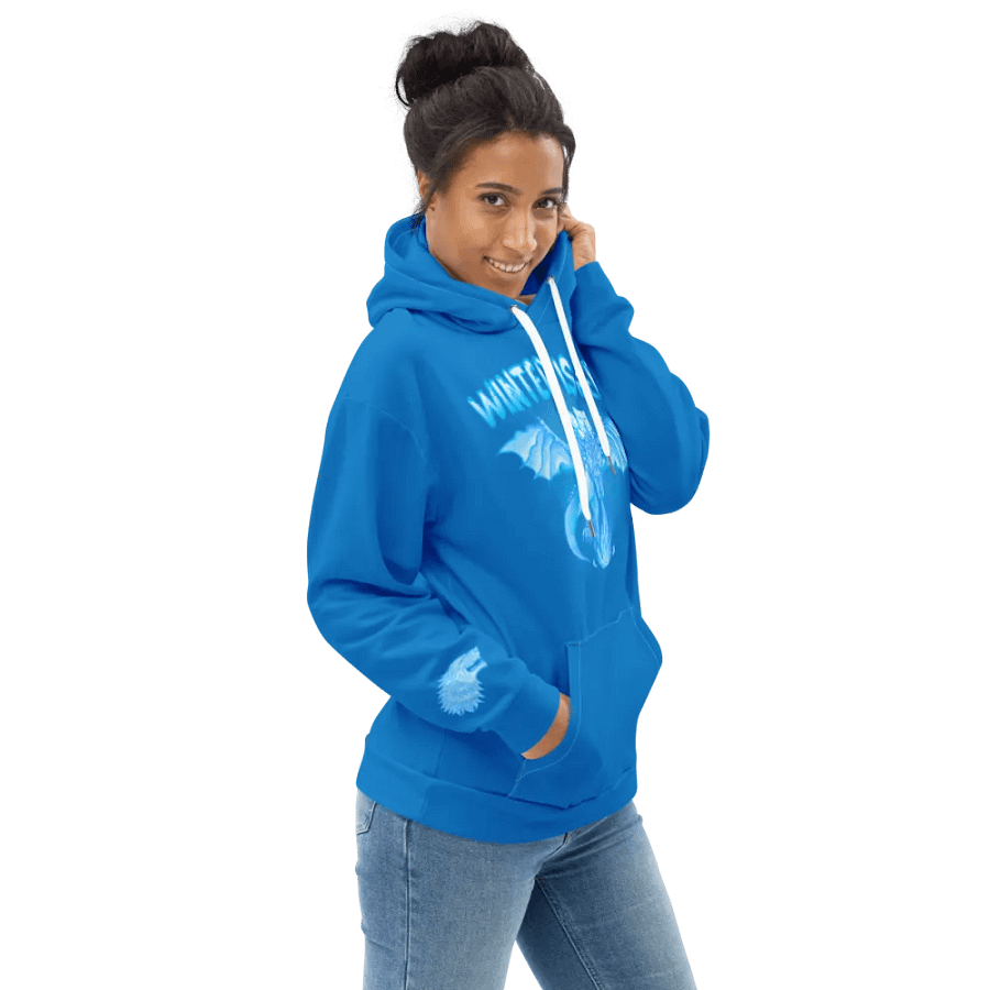 Blue Winter is Here Hoodie - Front product image (7)