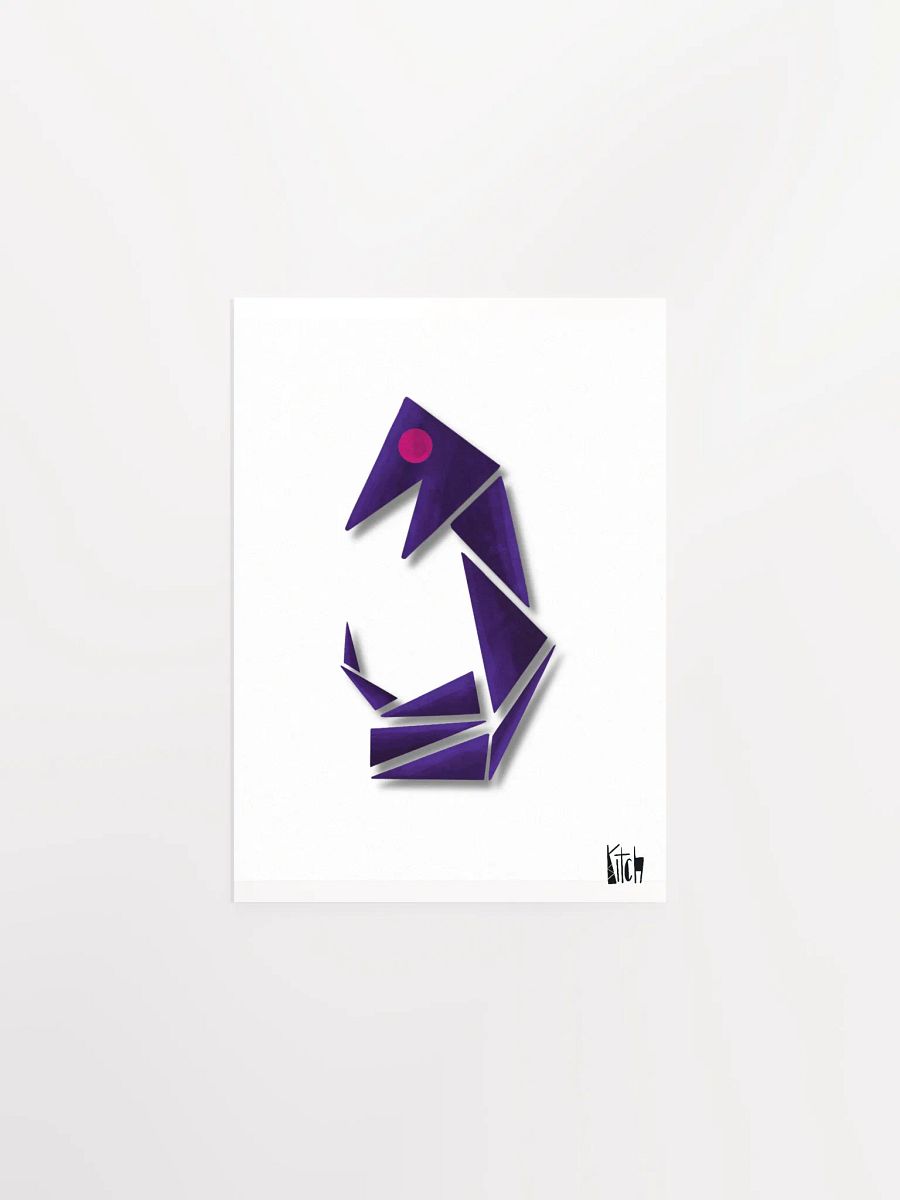 Geometric Snake Art Print product image (1)