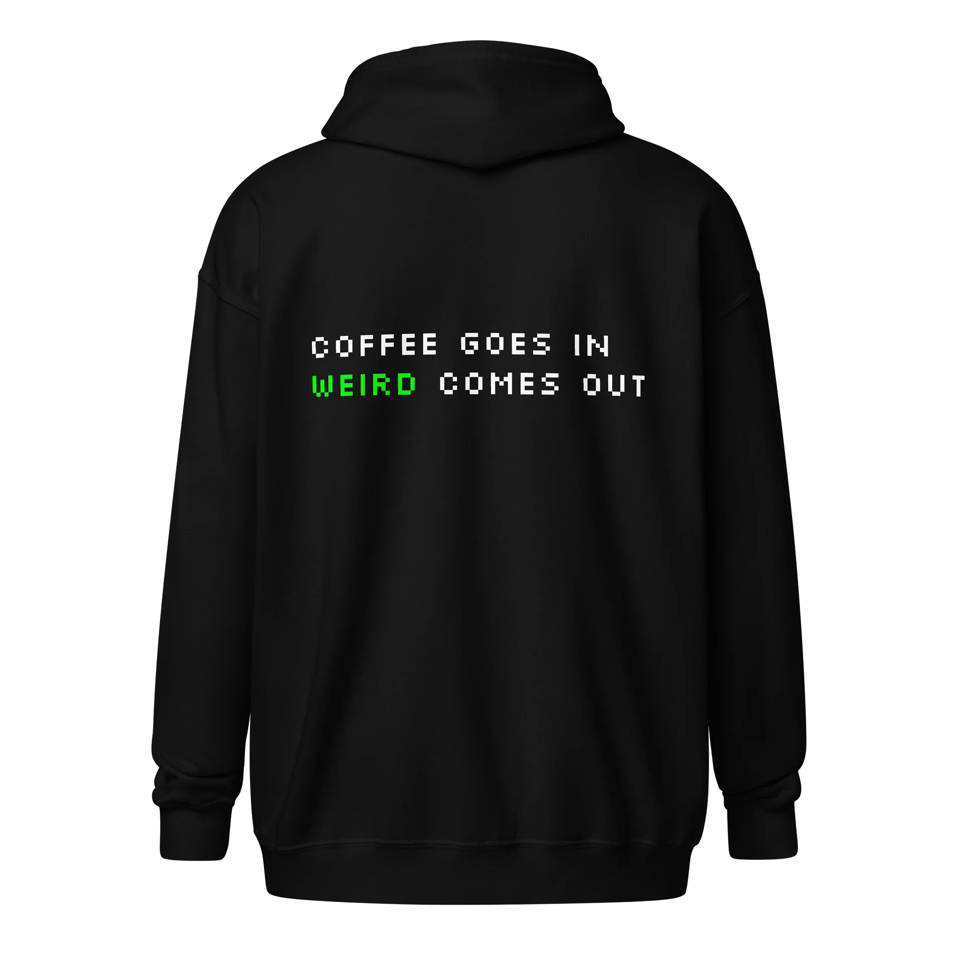 coffee hoodie, green product image (2)