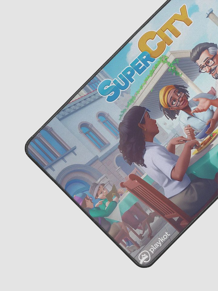 Supercity Islands Desk Mat 12" x 22" product image (2)