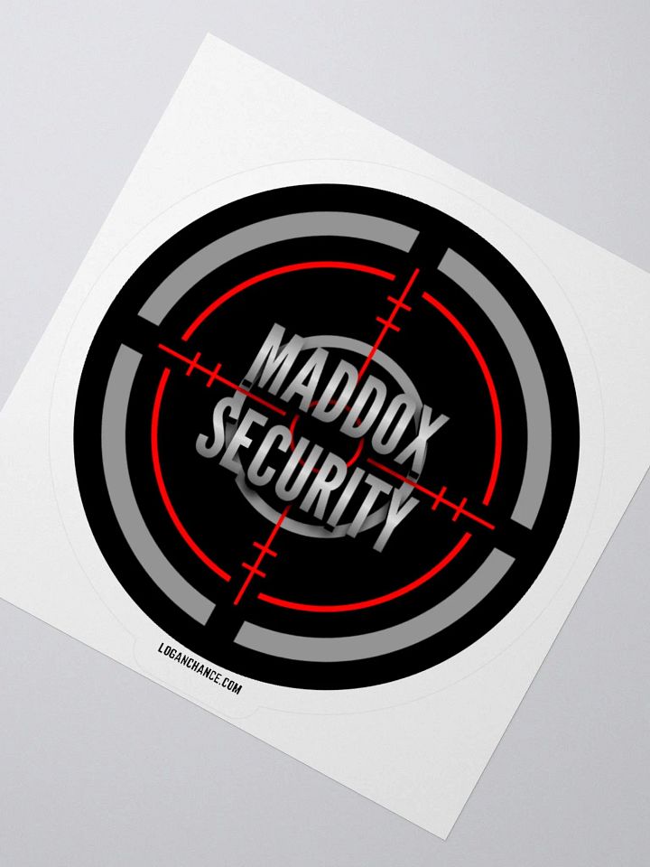 Maddox Security Sticker product image (2)