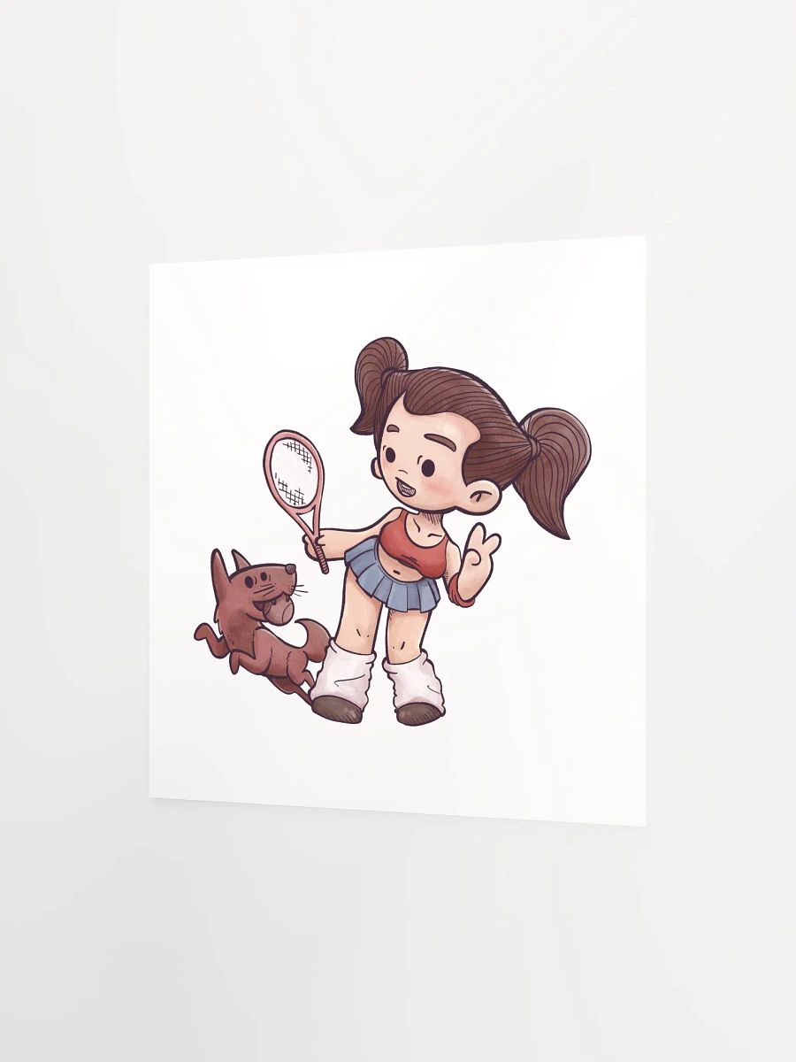She & Her Pet | Enhanced Matte Paper Poster product image (2)