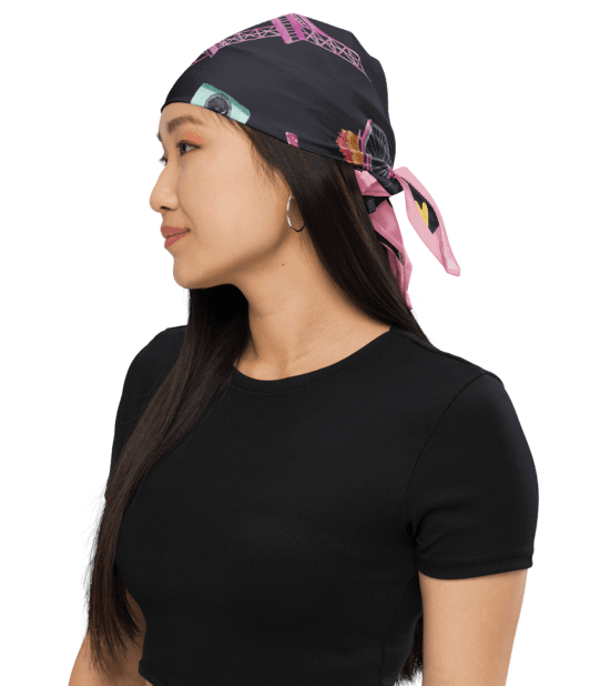 Whimsical Parisian Dream All-Over Bandana product image (7)