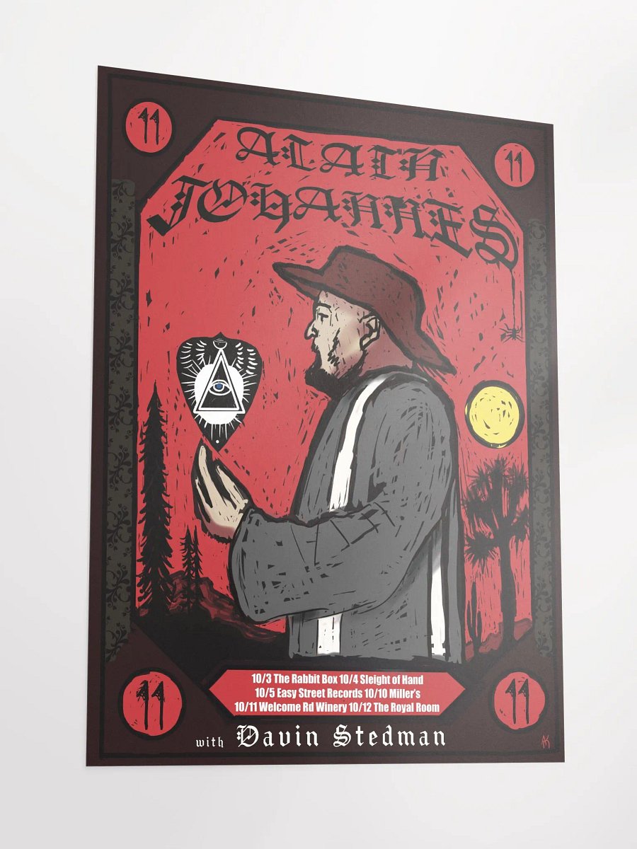 Alain Johannes Pacific Northwest Tour 18 x 24