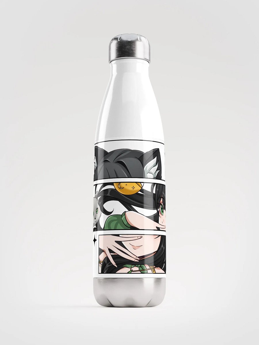 Playful Cat-Eared Anime Water Bottle product image (1)