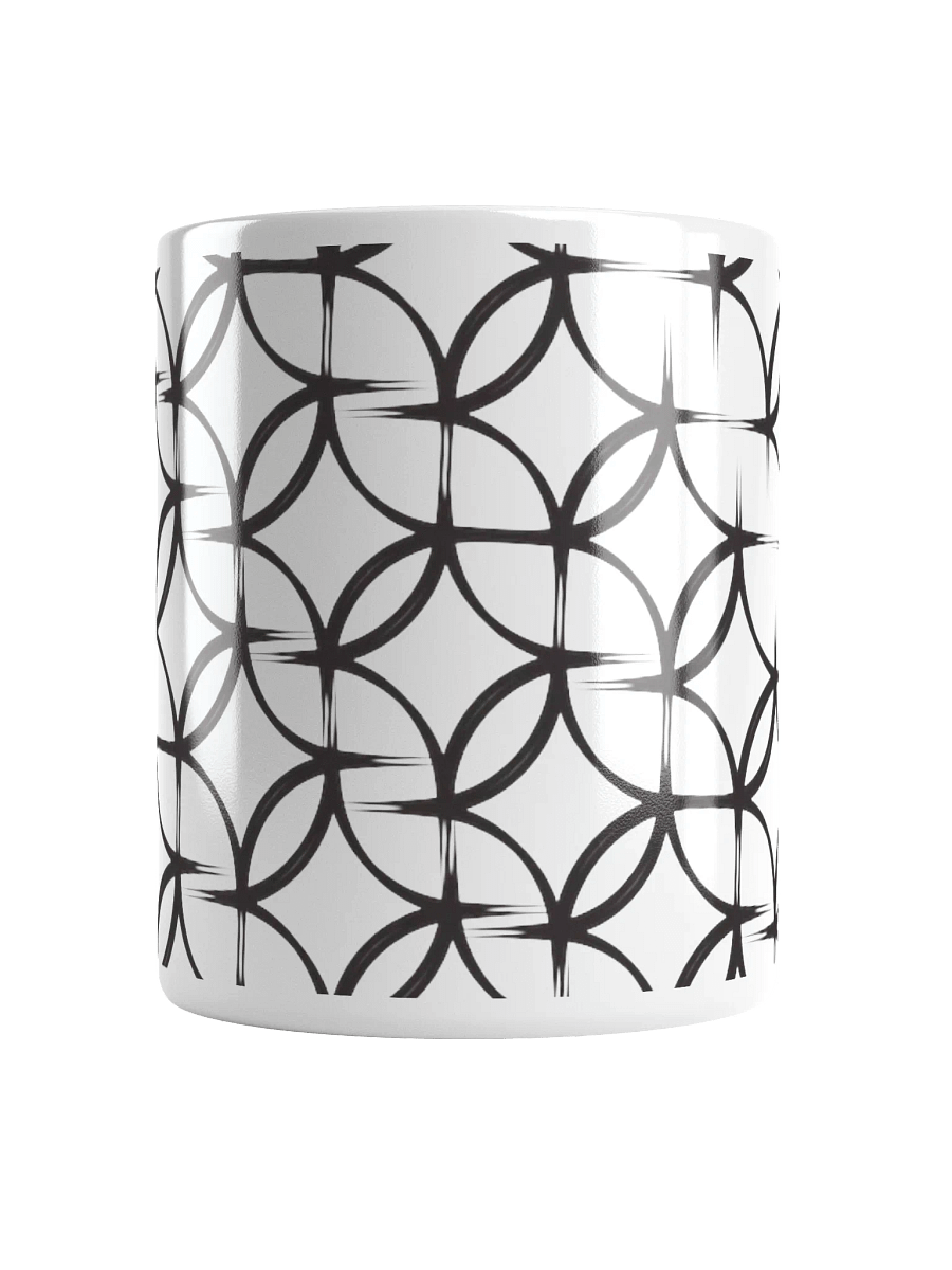 Symmetric Circles White Mug product image (15)