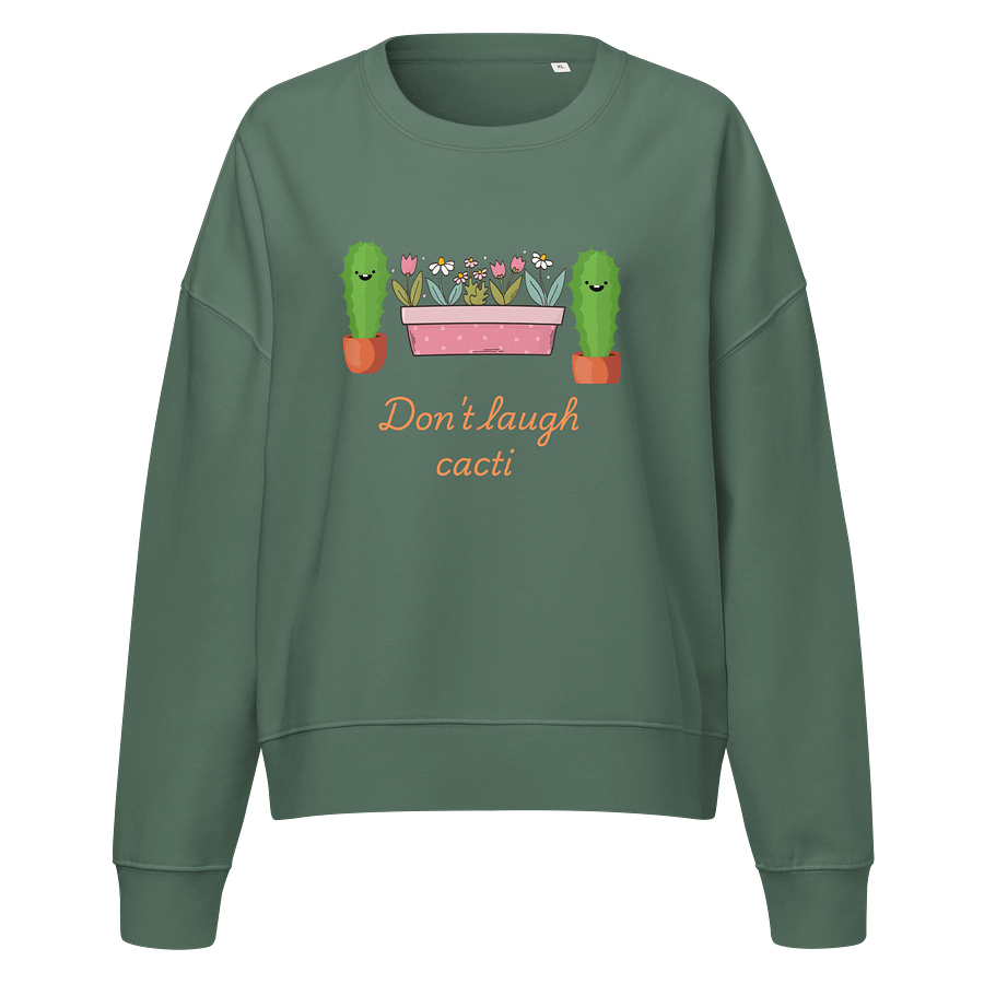 Cheerful Cacti & Floral Delight Sweatshirt product image (1)