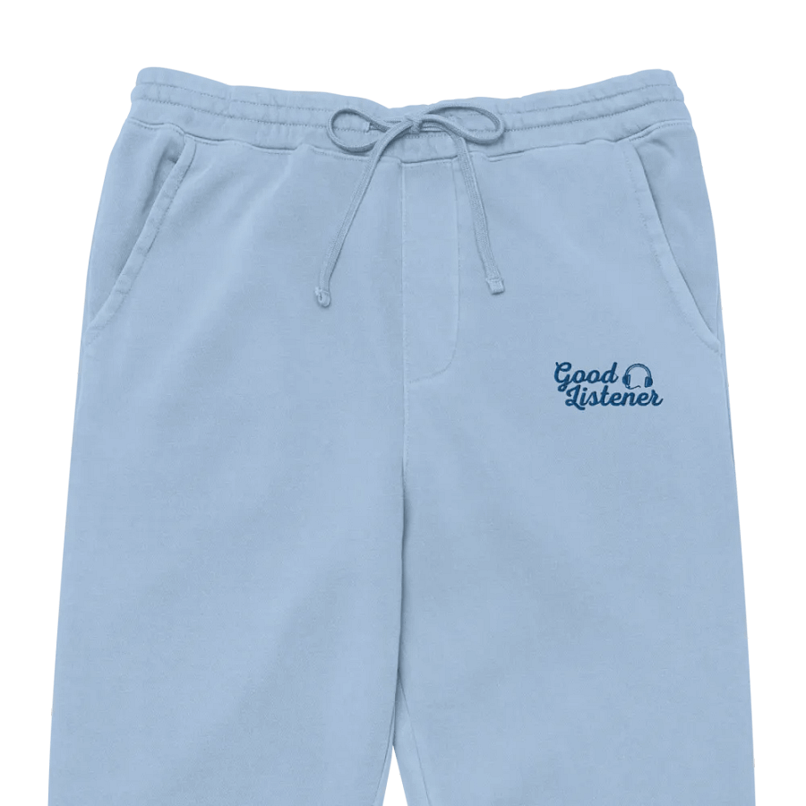 Powder Blue Good Listener Logo Sweats product image (1)