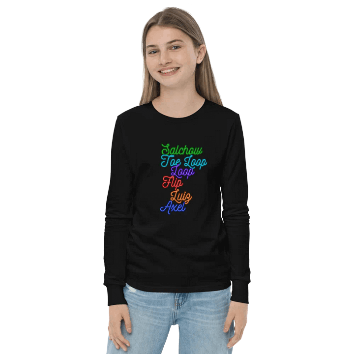 Neon Skate Jumps Youth Tee product image (2)