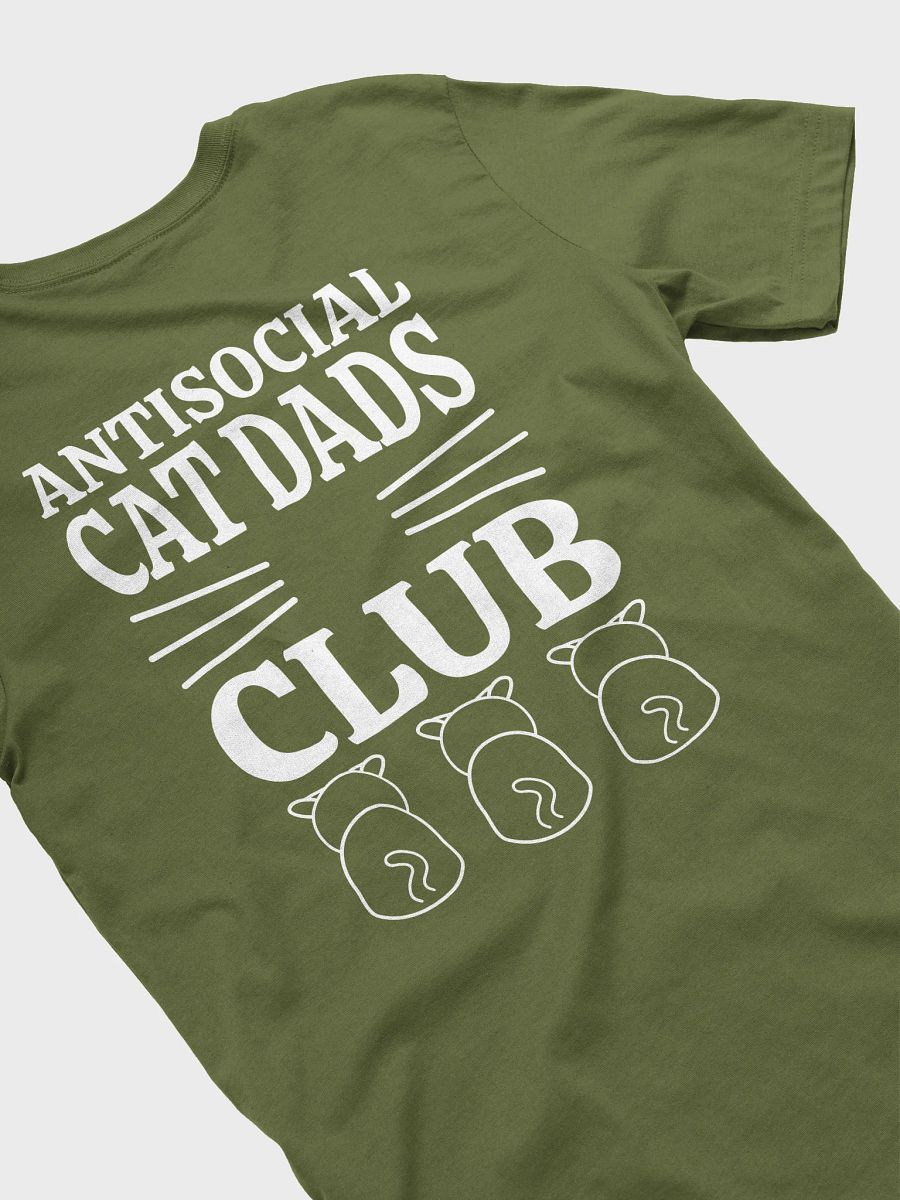 Antisocial Cat Dads Club 2 Unisex Tee (Back Print) product image (3)