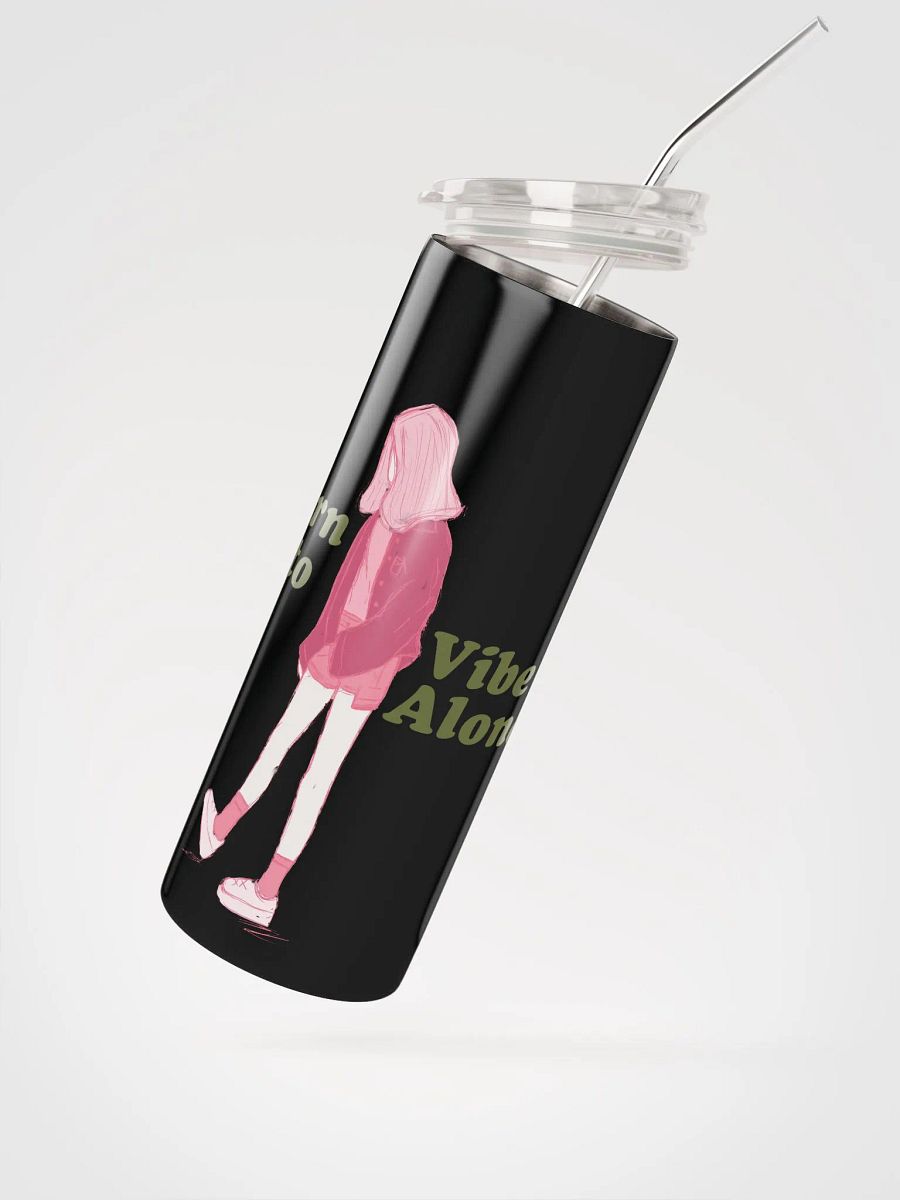 Vibin' Alone Stainless Steel Tumbler product image (4)