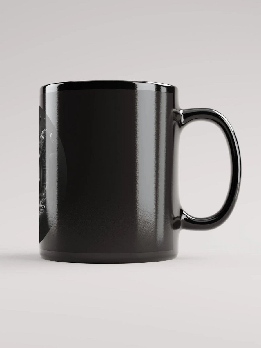 Mystical Monogram Black Glossy Mug product image (2)