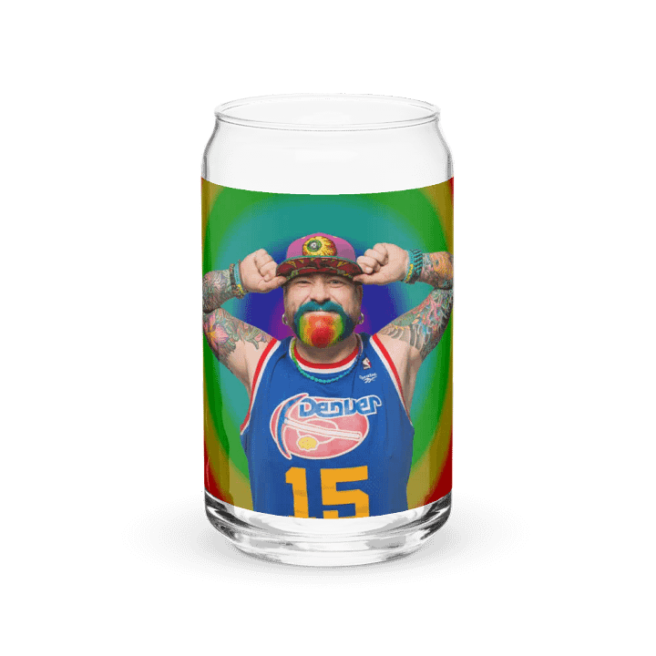 RainbowBeard Looney Can-Shaped Glass product image (1)