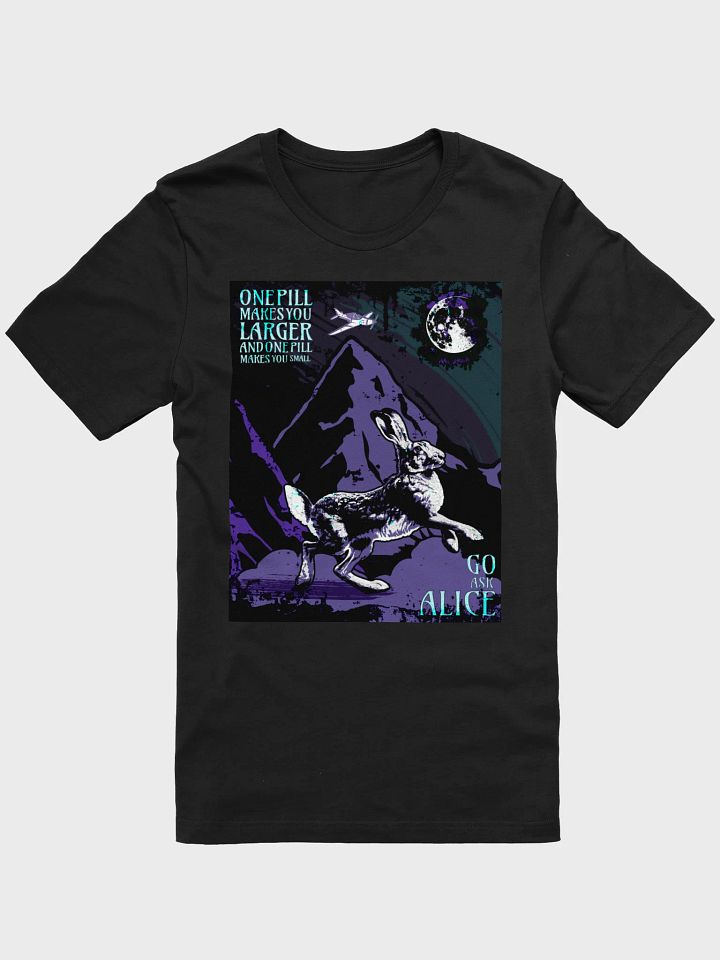 WHITE RABBIT- JEFFERESON AIRPLANE. Unisex T-Shirt product image (1)