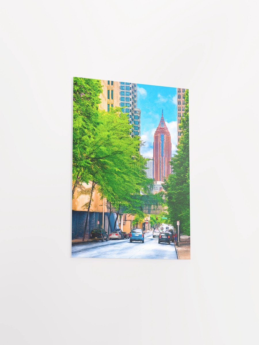 Atlanta Skyscrapers – Bank of America Plaza Studio Art Print product image (24)