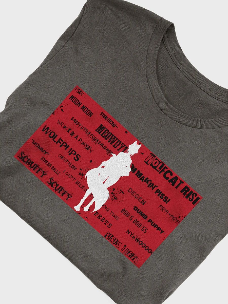 WolfcatRisi Word Wall Supersoft T-shirt product image (52)