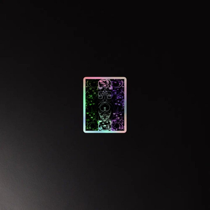 Genderqueer Pride Flag Sticker (Flourish Variation) product image (4)