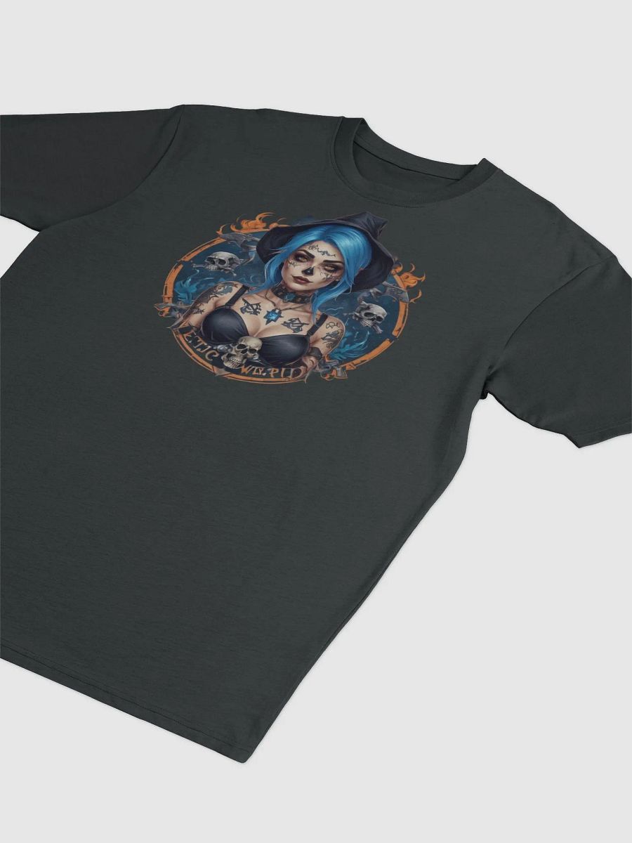 Mystical Gothic Blue Witch Tee product image (3)