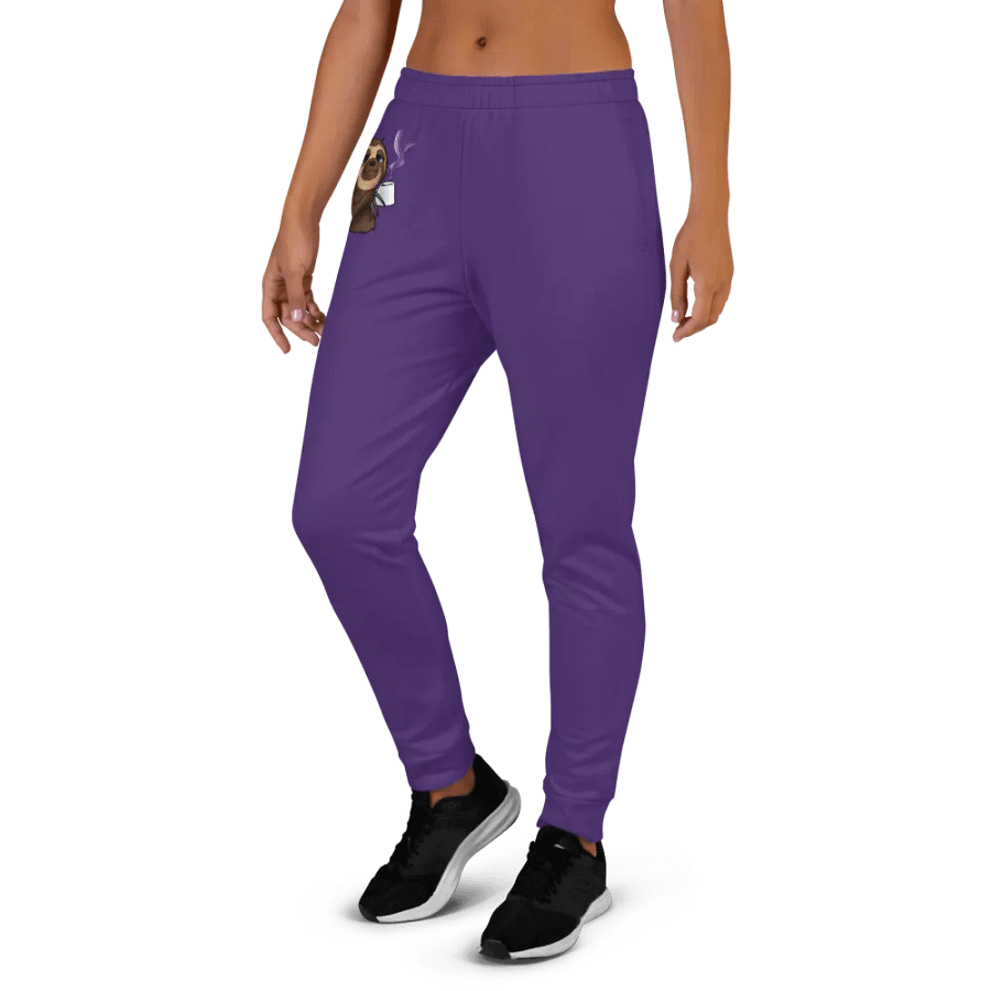 Sloth Serenity Women's Purple Joggers product image (3)