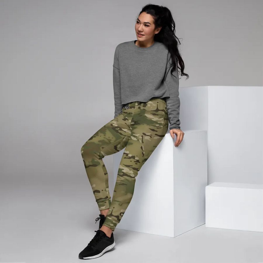Faithful Camo: Proverb 3:25 Women's Joggers - Multicam product image (6)