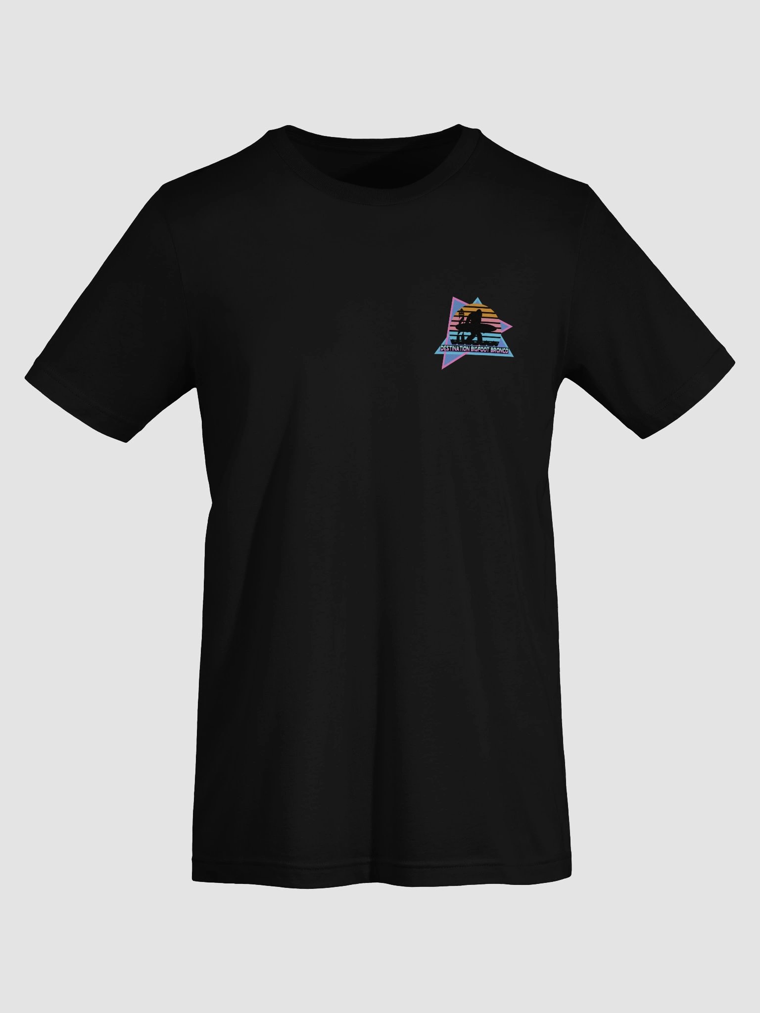 Destination Bigfoot Bronco Retro-Inspired T-Shirt (Black) product image (7)