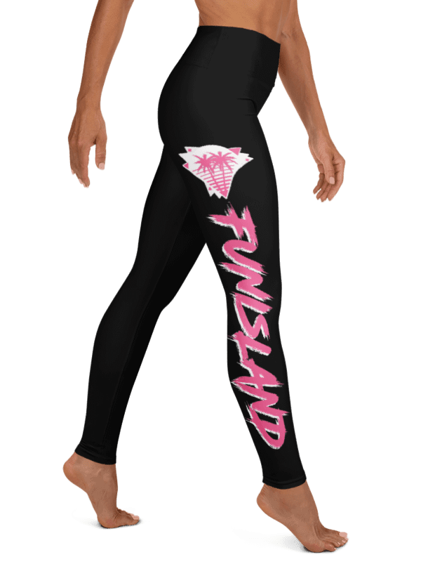 Leggings Loud Pink Black product image (1)