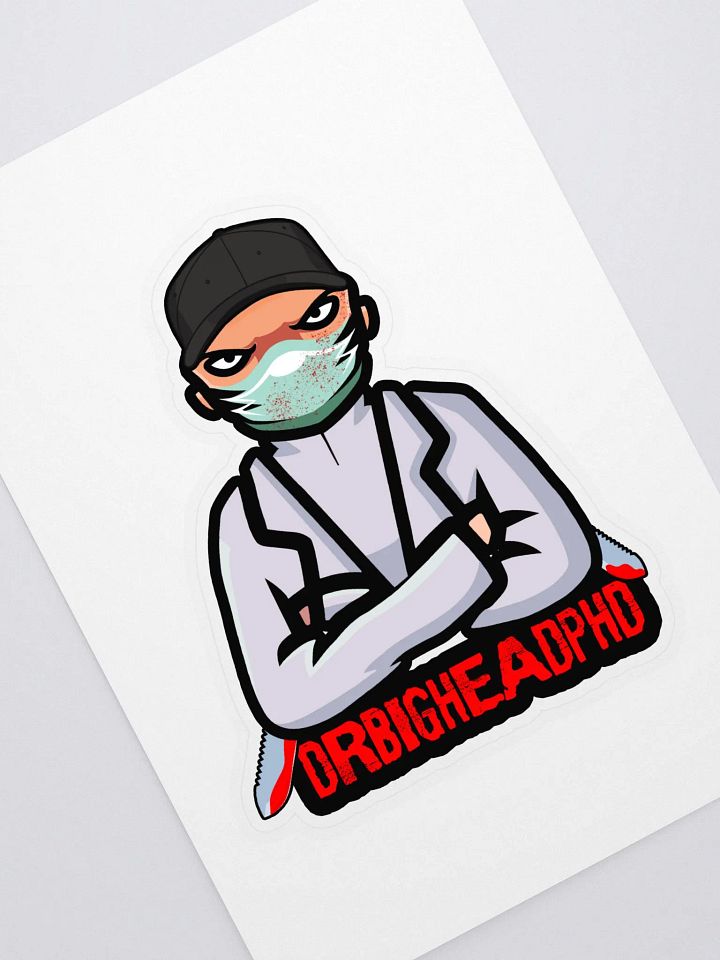 Intense Green Mask Sticker Sheet product image (1)