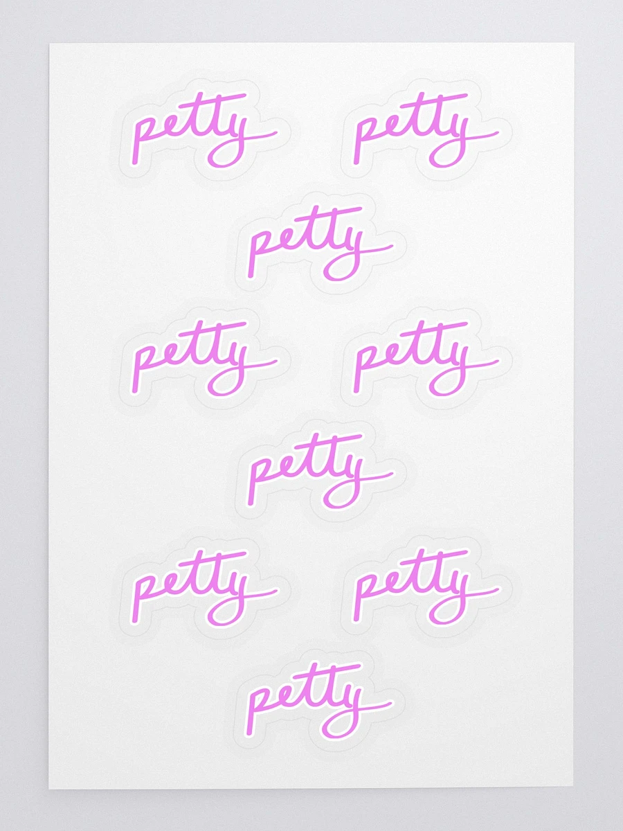 Petty Sticker Sheet - Pink product image (3)