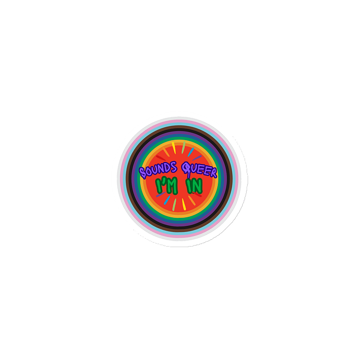 LGBTQIAP2S+ 2025, Sounds Queer I'm In, Magnet product image (1)