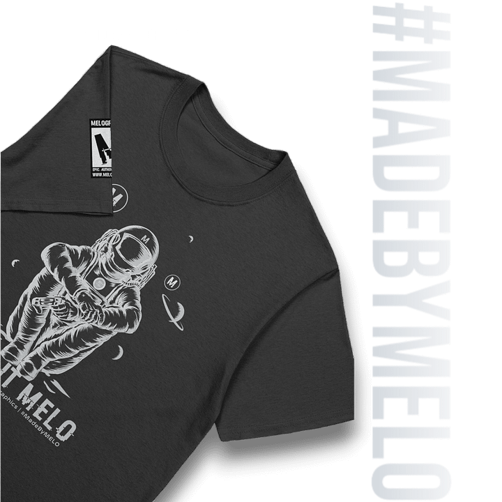 #MeloCrew Vibes: White - Basic T-Shirt | #MadeByMELO product image (2)