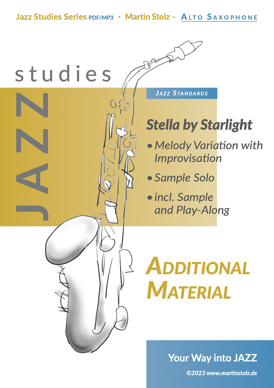 Stella by Starlight Alto Saxophone (Improvisation) product image (1)