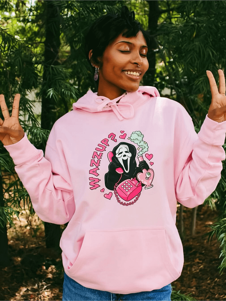 Ghostly WAZZUP? Hoodie product image (1)