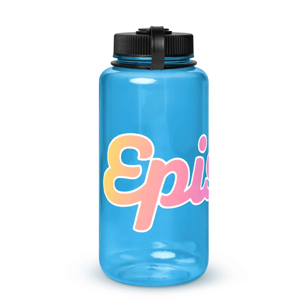 Episode Wide Mouth Plastic Water Bottle With Gradient Logo product image (4)