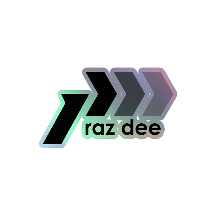 Holographic Raz Dee Stickers product image (1)